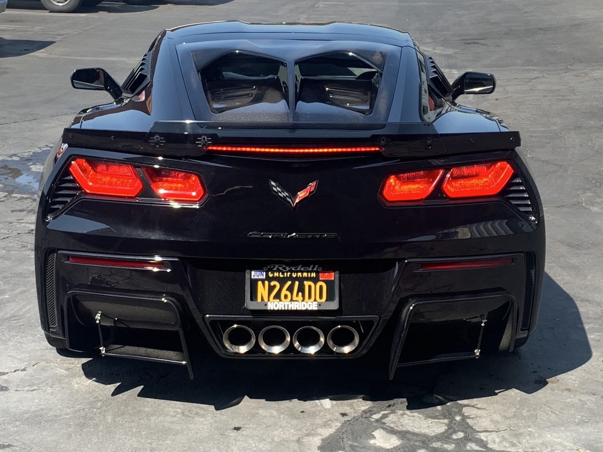 Ivan Tampi Customs XIK Carbon Fiber Rear Diffuser Series II C7 Corvette ...