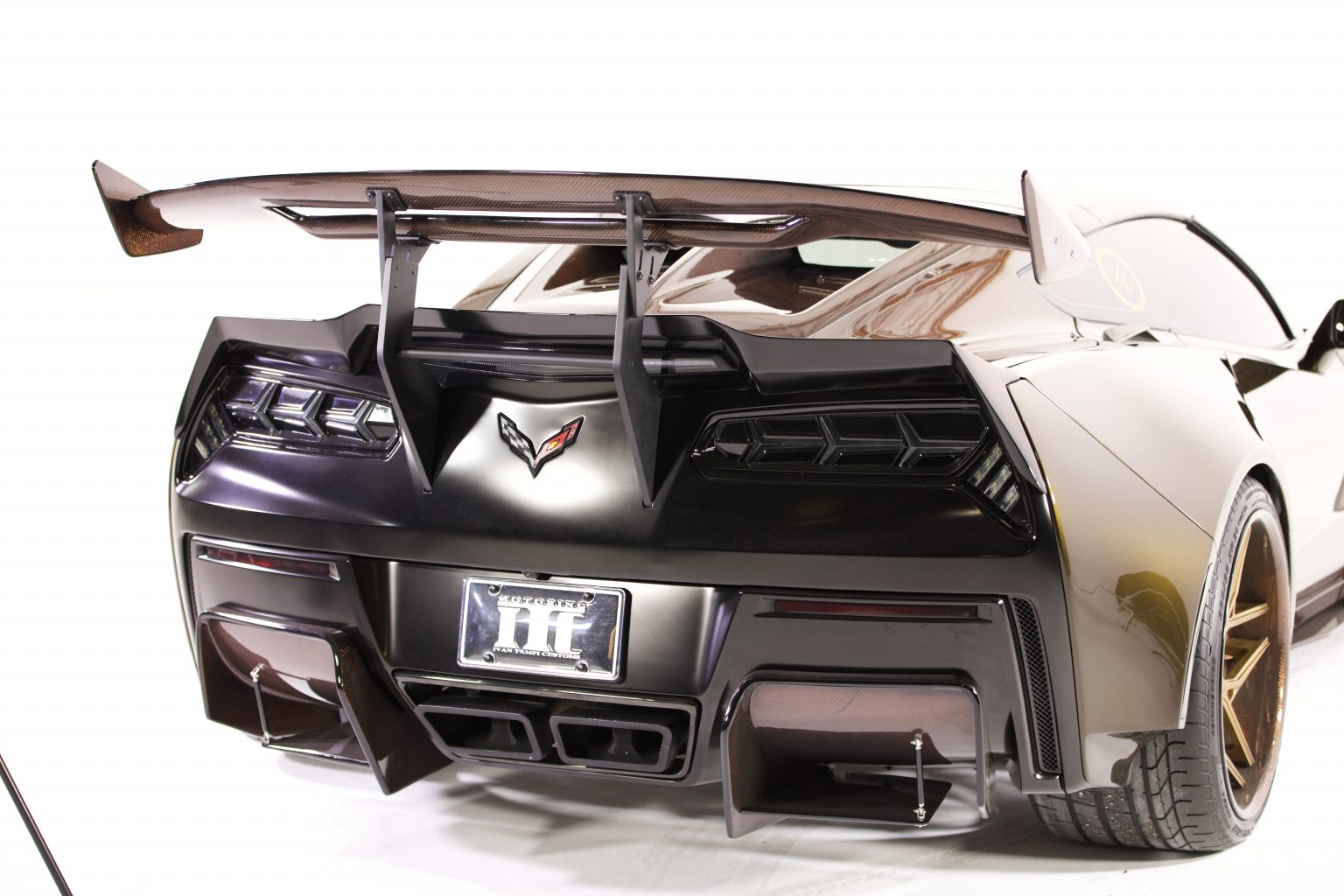 Carbon Fiber XIK Rear Deck Wing Series II C7 Corvette 2014 + Ivan Tampi Customs
