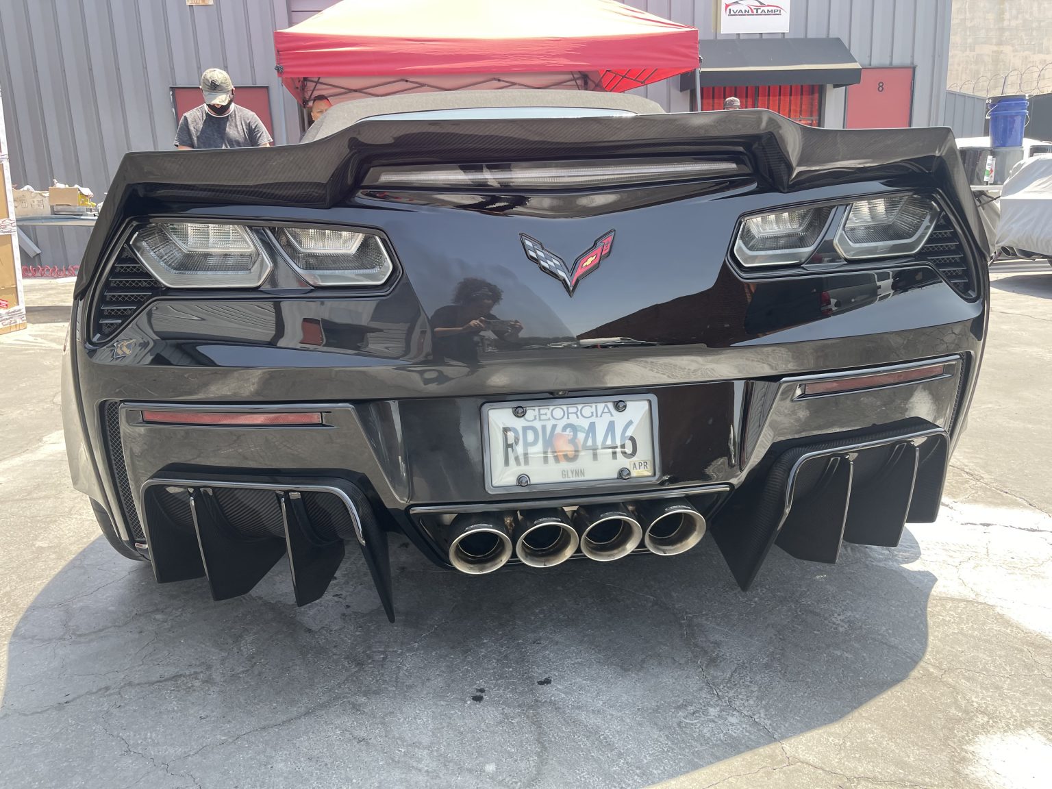 Ivan Tampi Customs XIK Carbon Fiber Rear Deck Wing Series II C7 Corvette 2014 2019 Ivan Tampi