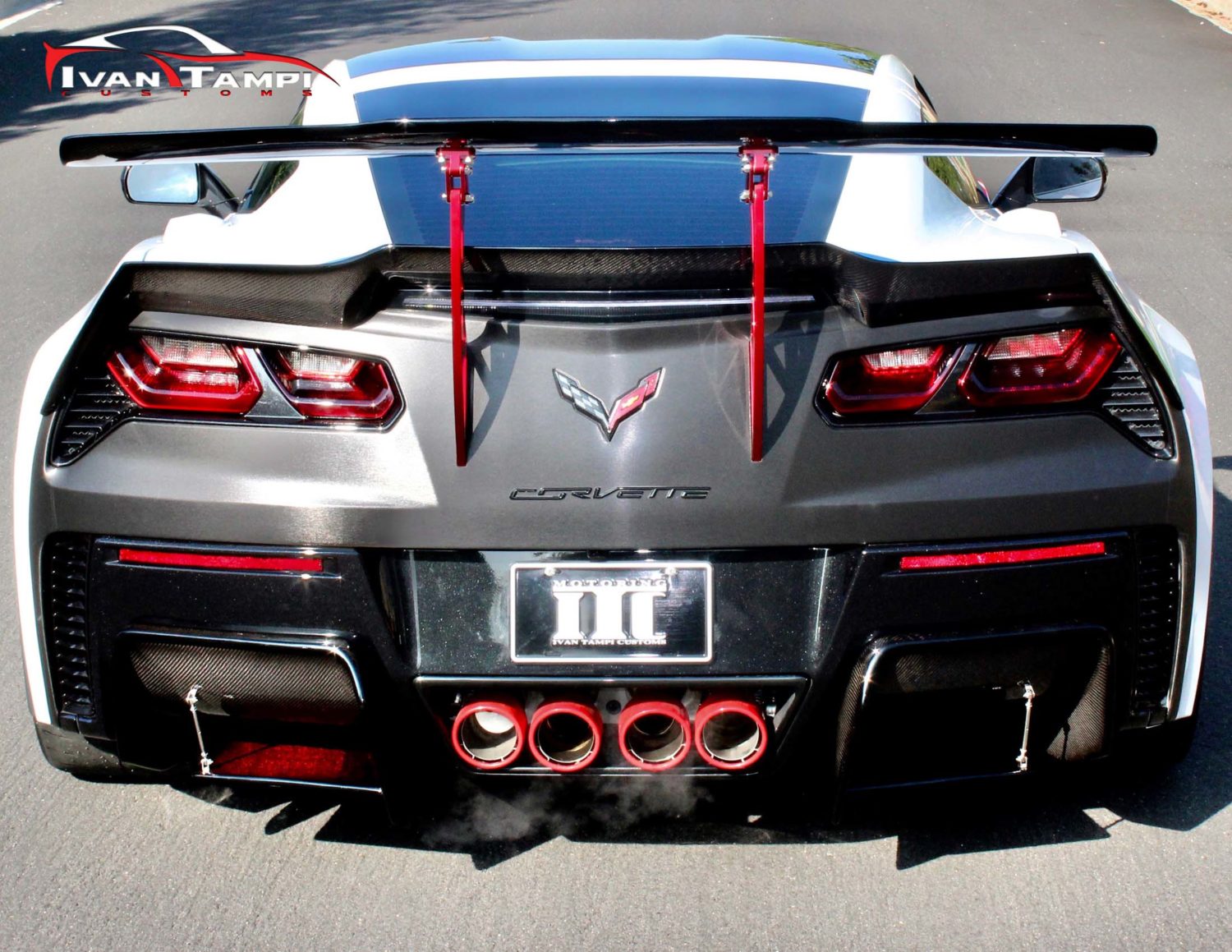 XIK Rear Deck Wing Series II C7 Corvette 2014 + Ivan Tampi Customs