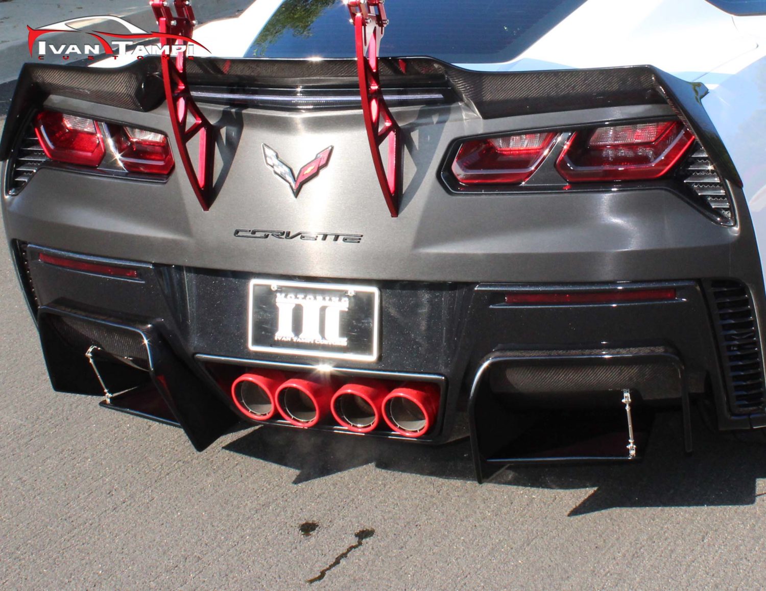 XIK Rear Deck Wing Series II C7 Corvette 2014 + Ivan Tampi Customs