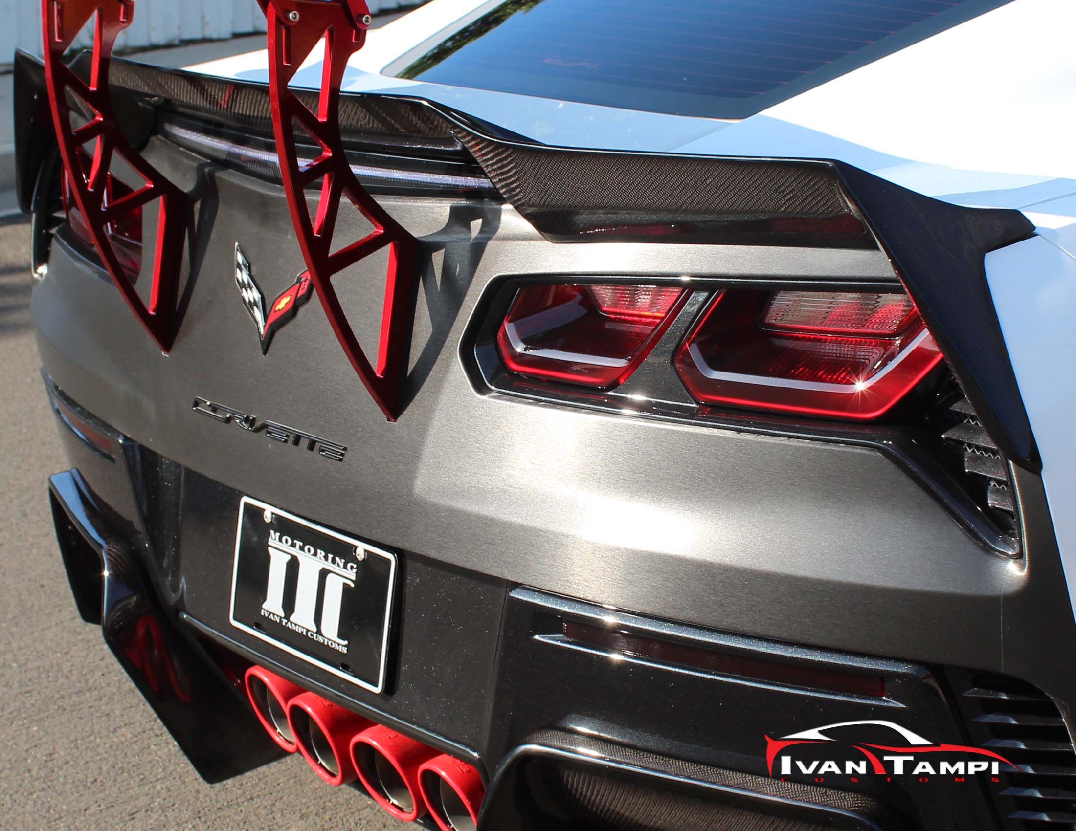 Carbon Fiber Xik Rear Deck Wing Series Ii C7 Corvette 2014 Ivan