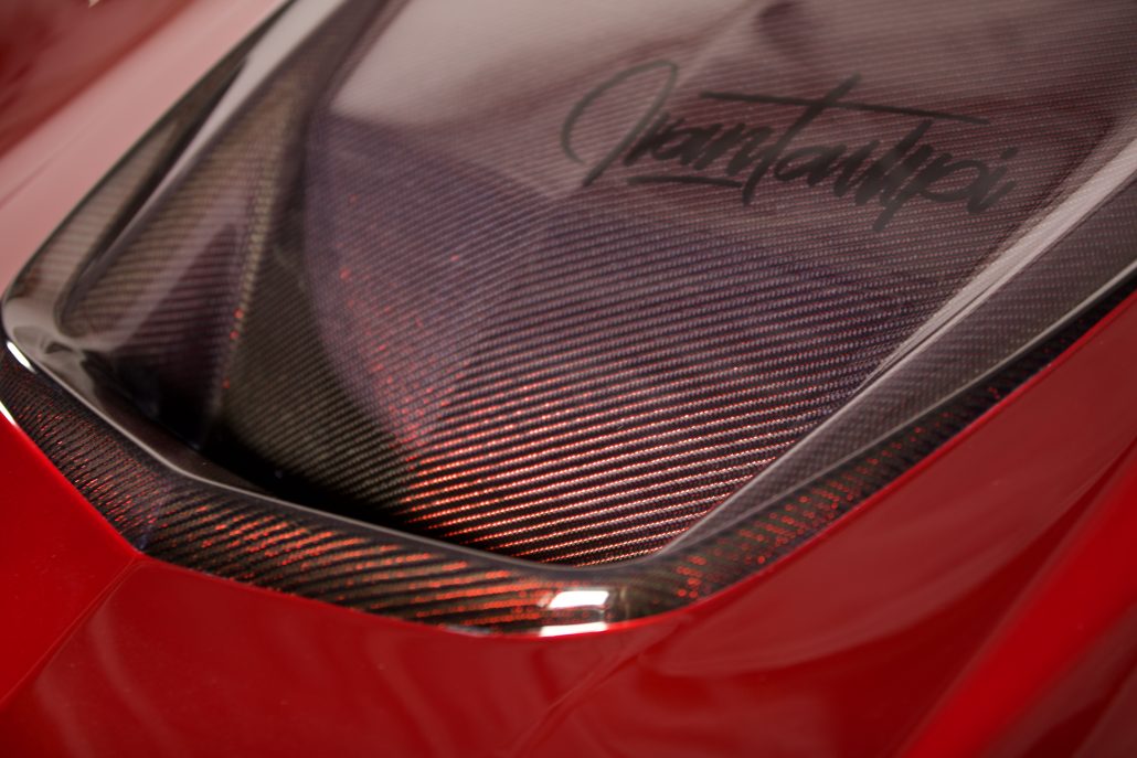 Ivan Tampi Customs XIK Carbon Fiber Center Hood C7 Corvette Stingray ...